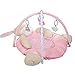 Produktbild 3-D-Activity-Nest Kaninchen,BESTUNE Besonders weicher Spielbogen Spielbogen mit 5 abnehmbaren Spielzeugen für Babys Spiel & Spaß von Geburt an – Maße: 95x75x50cm