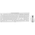 CHERRY Stream Desktop Recharge Keyboard and Mouse Wireless Combo (White)