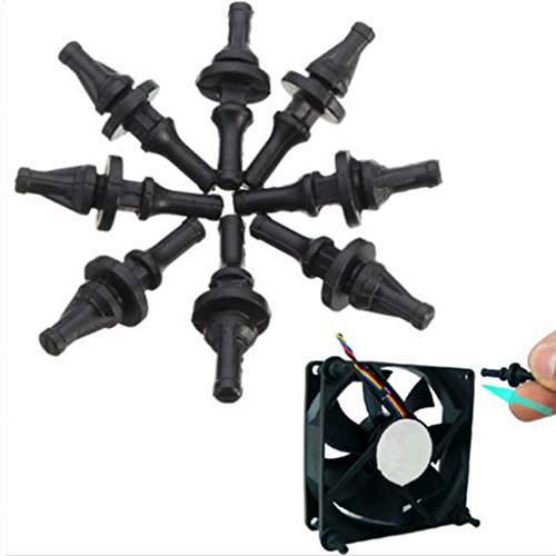 Gazechimp 8x Lüfter Schrauben Express Lüfterschrauben Gehäuselüfter Schraubenset - 3