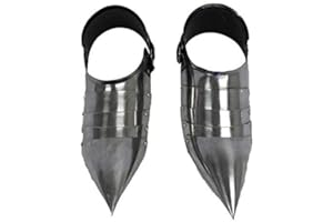 SARA INTERNATIONAL Mittelalterliche Stahlschuhe: Gothic Ritter Kostüm