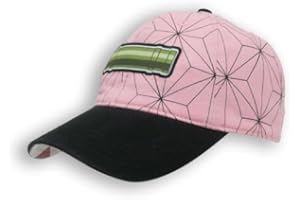 Bioworld Demon Slayer Nezuko Bamboo Pony Tail Adjustable Cap Pink