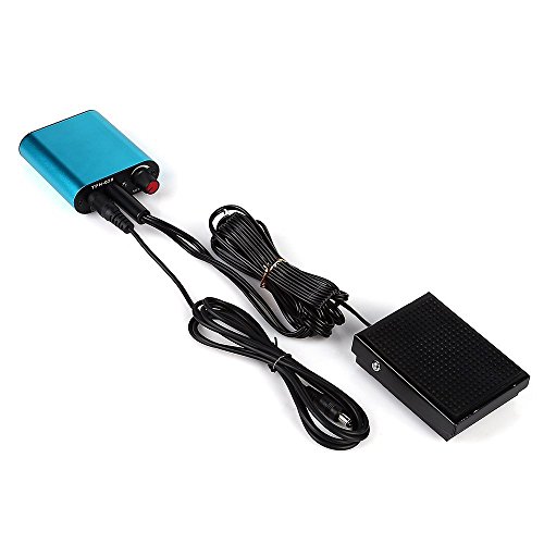 Hommii 2-In-1 Pro. Rotary Tattoo Machine Tattoomaschine Tätowierung Maschine Gun Kits für Körper Kunst Ausrüstung, Geräuscharm, 3.5 mm Hublänge, Raum Aluminium,Unibody, 7-10 V, +50 Stk. Blaue Sterile Einweg Tattoonadeln Tätowiernadeln Tattoospitze Cartridges 1,3,5,7,9 RL - 4