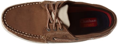 Chatham Women's Panama Boat Shoes - Brown, 3 UK