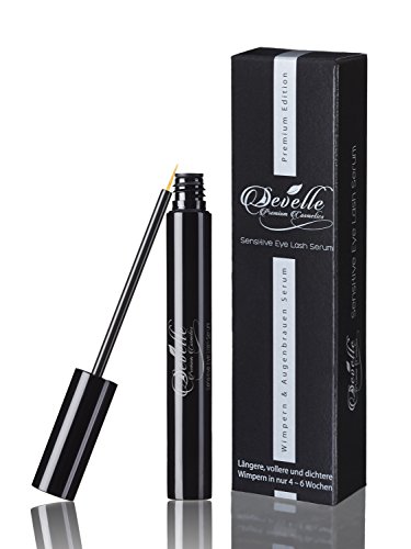 Wimpernserum 7 ml. ohne PROSTAGLANDINE Develle Sensitive Eyelash Wimpern-Serum Wimpern Activating Serum Wimpernwachstums-Serum Wimpernverlängerung Wimpern-Booster Augenbrauenserum längere Wimpern - 7