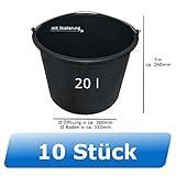 - Inhalt: 20l (20 Liter), h = 250mm