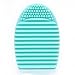 Homesunshine New Cleaning Cosmetic Makeup Brush Foundation Brush Silicone Cleaner Tool Pale Green
