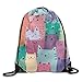 Produktbild htrewtregregre Beluga Whale Love Sport Tunnelzug-Rucksäcke Travel Daypack Sackpack Portable Cinch Pack for Men Women