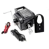 Longitud del cable: 10,5 m Torno Cable eléctrico 12V Cabrestante Winche hasta 4990 kg Tracción Cargas Outdoor
