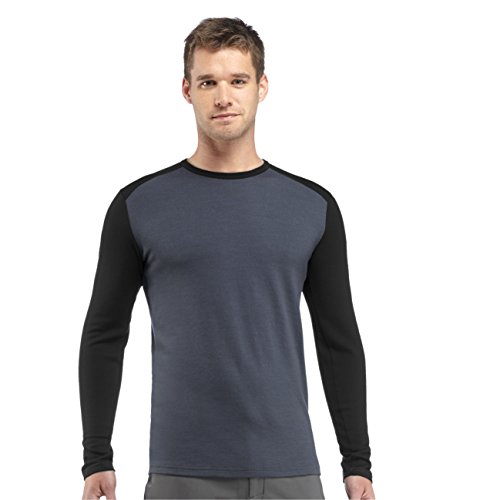 Icebreaker-Herren-Shirt-Unterhemd-Langarm-Tech-Top-Longsleeve-Crewe