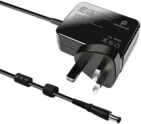 POWERILLEX 90W AC Replacement Laptop Charger Power Adapter for Dell Inspiron, Precision, Vostro, Studio, Studio XPS, Latitude Series Notebooks with 5.9FT power cord