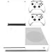 Produktbild Morbuy Xbox ONE S Design Folie Skin Vinyl Aufkleber Sticker für Microsoft Xbox ONE S Konsole + 2 Controller Skins Set (Nur Weiß)