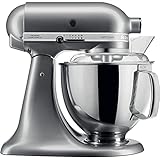 KitchenAid  5KSM175PSEMS Küchenmaschine Artisan 4,8L Medaillon Silber
