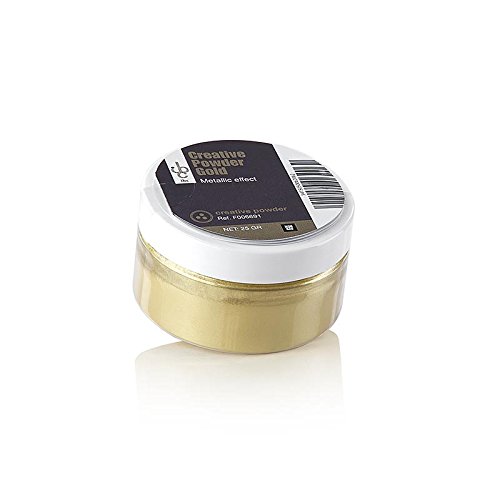 Preisvergleich Produktbild Lebensmittelfarbe, Metallic colors, Gold Powder, IBC, 25g
