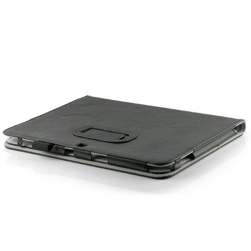 Saxonia Samsung Galaxy Tab 3 10.1 GT-P5200 GT-P5210 GT-P5220 LTE + Touch Stift Smart-Cover Schutzhülle Tablet Case mit Magnetverschluss in Schwarz - 4