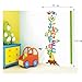 Instylewall Home Decoration Mural Vinyl Wall Sticker Alphabet Letters Tree Height Chart Measurement Kids Nursery Room Wall Art Decal Paper