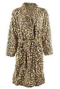 bademantel damen leopardenmuster