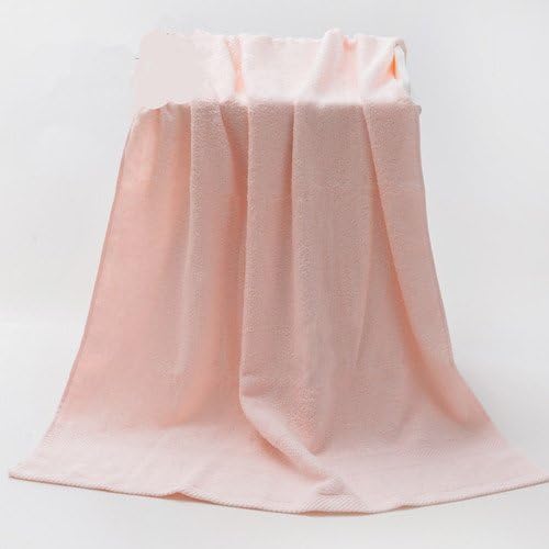 DANCICI Bamboo fiber towels to increase thicker adult children sucking men and women wrapped chest large bath towels, pink