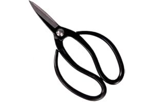 Ryuga Bonsai - Schere 160 mm schwarz Carbonstahl in Japanqualität 60810