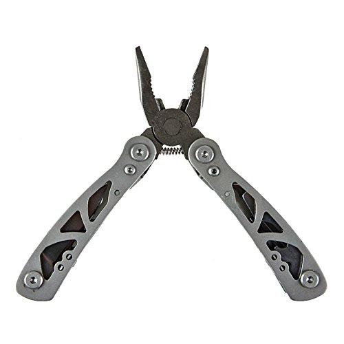 Multifunktionswerkzeug mit Tasche (9 in 1) Werkzeug Multufunktionszange Multitool Zange Messer Säge - 2