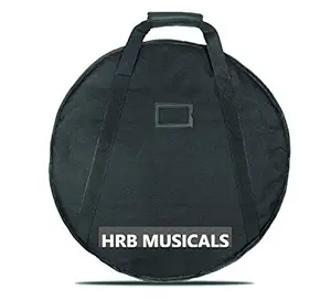HRB MUSICALS 22-inch, 24 INCH, Cymbal Bag Case with Carry Handles (Black)