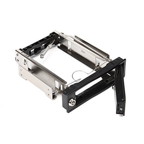 Salcar 3.5″ Wechselrahmen – SATA I/II/III HDD Fesplattenrahmen im 5.25″ Laufwerksschacht - 3