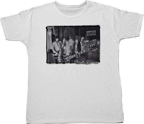 Back in the Day Slash in the Flesh T-Shirt (White,Medium)