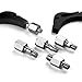 Motorcycle Chrome Plated Billet Aluminum Outside Rearview Side View Mirrors Multi Angle Adjustable Blindsight Rearview Handle Bar End Convex Universal Fit For Bobber Chopper Cruiser Touring Motorcycle Honda Suzuki Yamaha Harley Kawasaki