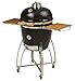 Produktbild SAFFIRE Kamado, platinum, Gestell fahrbar, Größe L (19"), schwarz