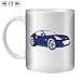 Produktbild STUFF4 Tee/Kaffee Becher 350ml/Blau/370Z/Weißkeramik/ST10