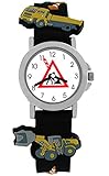 Pacific Time Jungen Uhr analog Quarz mit Silikonarmband 21618