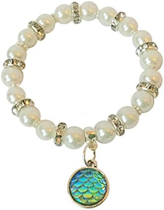 Girls Mermaid Bracelet mermaid scales Charm (XS 3 years old)