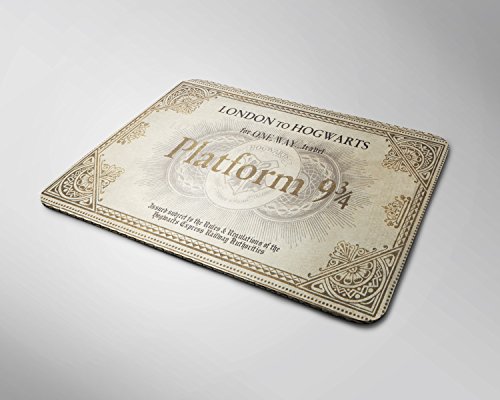 Harry Potter Train Ticket Hogwarts Platform 9 3/4 Rubber Mouse Mat PC Mouse Pad - 2