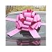 Produktbild Megagroße Auto-Geschenkschleife (40,6 cm) + 6 Meter Band für Autos und Fahrräder, große Geschenke für Geburtstag und Weihnachten, glitzerndes Rosa.