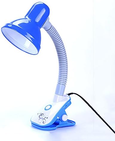Light City Children Table Lamp Clip Type Blue, LED Eye Protection Student Reading Lamp Bedside Lamp, Bedroom, Study, Kitchen Emergency Lighting