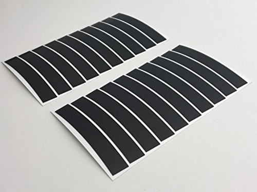 Reflektierende Reflex-Aufkleber 10mm schwarz - 4