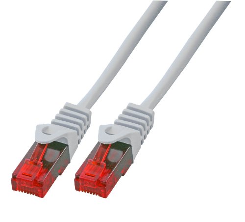 BIGtec 25m CAT.5e Ethernet LAN Patchkabel Gigabit Netzwerkkabel Patch Kabel grau (RJ45, Cat 5e, Twisted Pair UTP, 1000 Mbit/s) 2 x RJ45 Stecker ideal für Switch , DSL Verbindungen , Patchfelder , Patchpanel , Router , Modem , Access Point und andere Geräte mit RJ45 Anschluß ,CAT Kabel KAT Kabel CAT5e