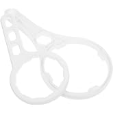 PENIKOKO Key for Water Filter Housing Membrane 1812 Pre-filter 10" | White, Plastic, Includes 2 Wrenches, Use For Pre-Filter