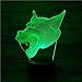Produktbild CDBAMX animal 3D Tischlampen Touch Bunte Farbverlauf Schreibtischlampe Geschenk Weihnachten Led Nachtlicht