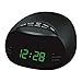 Produktbild Led Digital Radio Wecker Hintergrundbeleuchtung Zwei Gruppen Wecker AM FM Clock Radio Tischuhr Radio , green