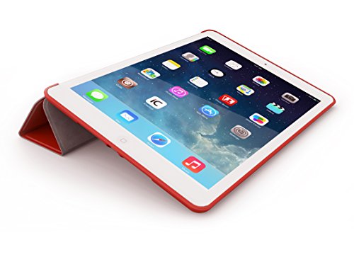 Khomo iPad Pro 12.9″ Hülle Case Rot Rotes Gehäuse mit doppelten Schutz ultra dünn und leicht, Smart Cover – Dual Red - 2