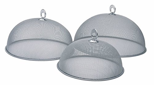 KitchenCraft Runde Abdeckhaube aus Metallgeflecht, 30 cm - 2