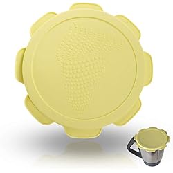 Couvercle en silicone pour mixeur Vorwerk Thermomix TM5 TM6 Protection étanche à l'eau et à l'air. Mixcover l'accessoire indispensable pour votre machine de cuisine. - Ice Cream Yellow