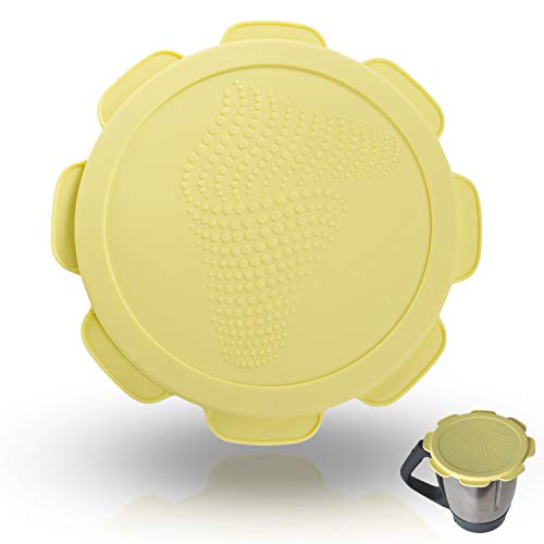 Couvercle en silicone pour mixeur Vorwerk Thermomix TM5 TM6 Protection étanche à l'eau et à l'air. Mixcover l'accessoire indispensable pour votre machine de cuisine. - Ice Cream Yellow