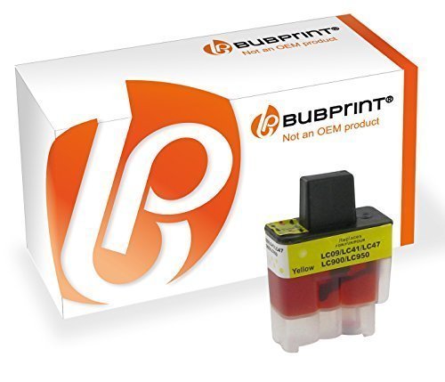 Preisvergleich Produktbild Bubprint Druckerpatrone Yellow kompatibel für Brother LC900 LC-900