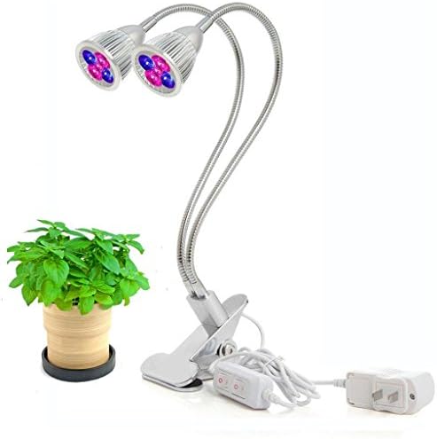LED Grow Lights, MIRX 2018 Upgrade Version Dual Head 360°Flexible Dual Head Desk Led Grow Light for Indoor Plants,Hydroponic Garden, Greenhouse, Office Lights