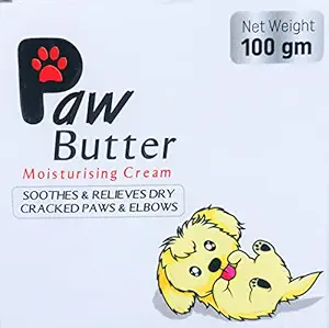 Medilogy Biotech 100 Gram Paw Butter | 100% Natural Paw moisturizing Cream for Dogs & Cats Protects Cracked and Dry Paws & Elbows (Pack of 1)