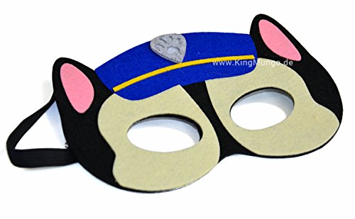 Paw Patrol Chase Cape und Maske – Superhelden-Kostüme für Kinder – Kostüm für Kinder von 3 bis 10 Jahre – für Superheld Mottopartys! Spielsachen für Jungen und Mädchen – King Mungo – KMSC017 - 9