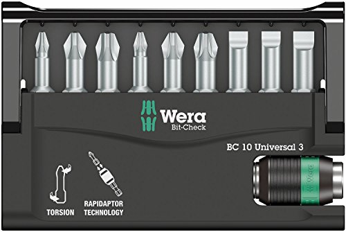 Wera Bit-Sortiment, Bit-Check 10 Universal 3 SB, 10-teilig, 05073410001 - 2