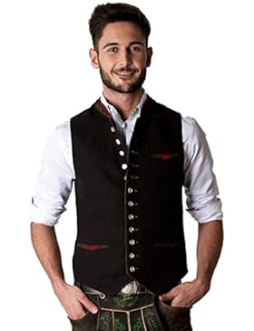 Ludwig und Therese Herren Trachtenweste Marius schwarz H060021