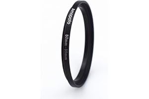 AMOPOFO 52mm to 55mm Step Up Ring Filter Adapter/for canon Niko NEX M4/3 UV,ND,CPL, 52-55mm Step Up Ring Adapter
